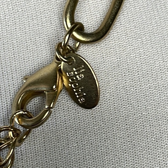 Lia Sophia Capulet Retired Necklace Gold Tone Chain - Picture 7 of 8